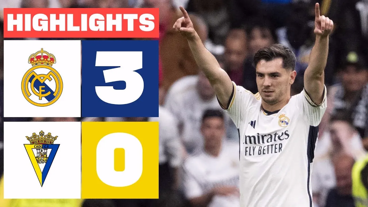 💥 ไฮไลท์ฟุตบอล 5 พฤษภาคม 2567 เรอัล มาดริด เปิดรังถล่มกาดิซ 3-0 ในศึกลาลีก้าสเปน 2024/05/05