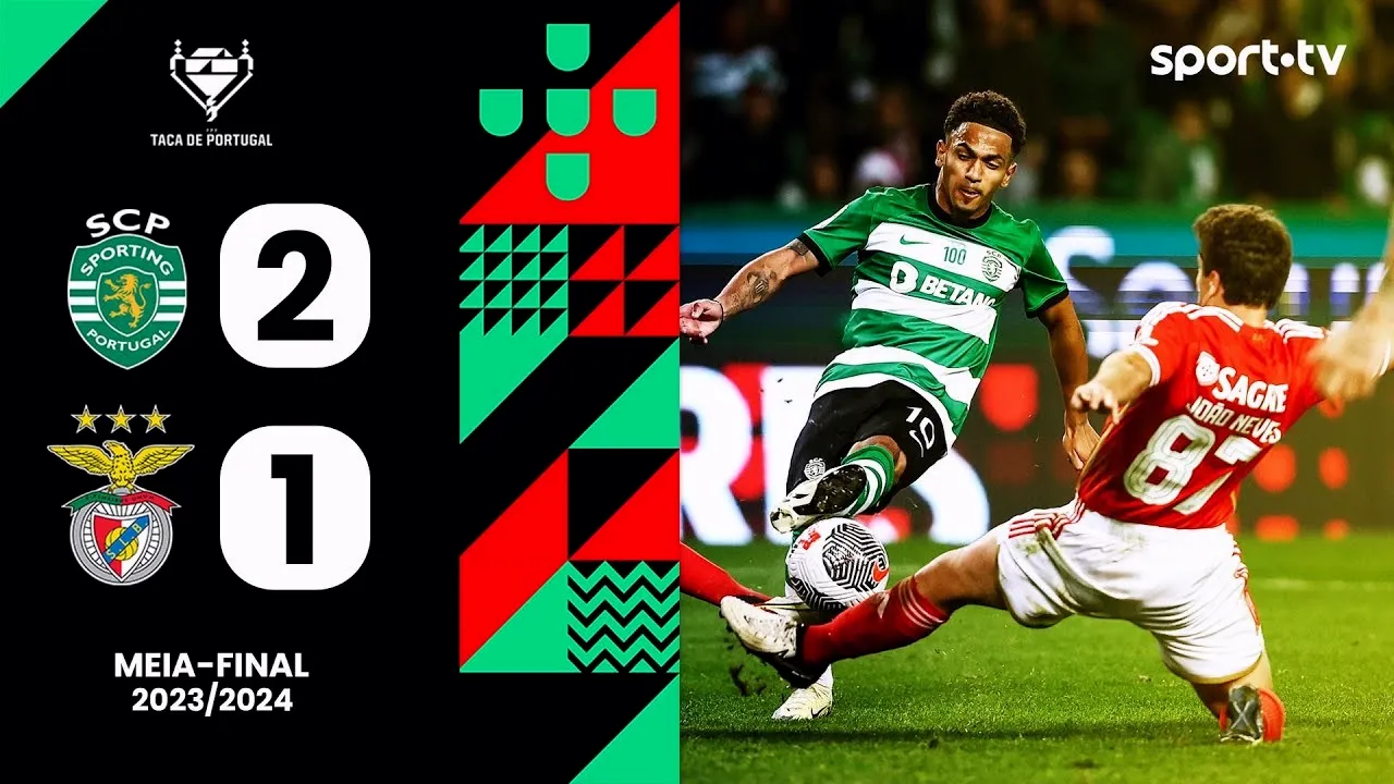 ไฮไลท์ สปอร์ติ้ง ลิสบอน ชนะ เบนฟิก้า 2-1 ในศึกโปรตุเกส คัพ 2024/01/03/2567