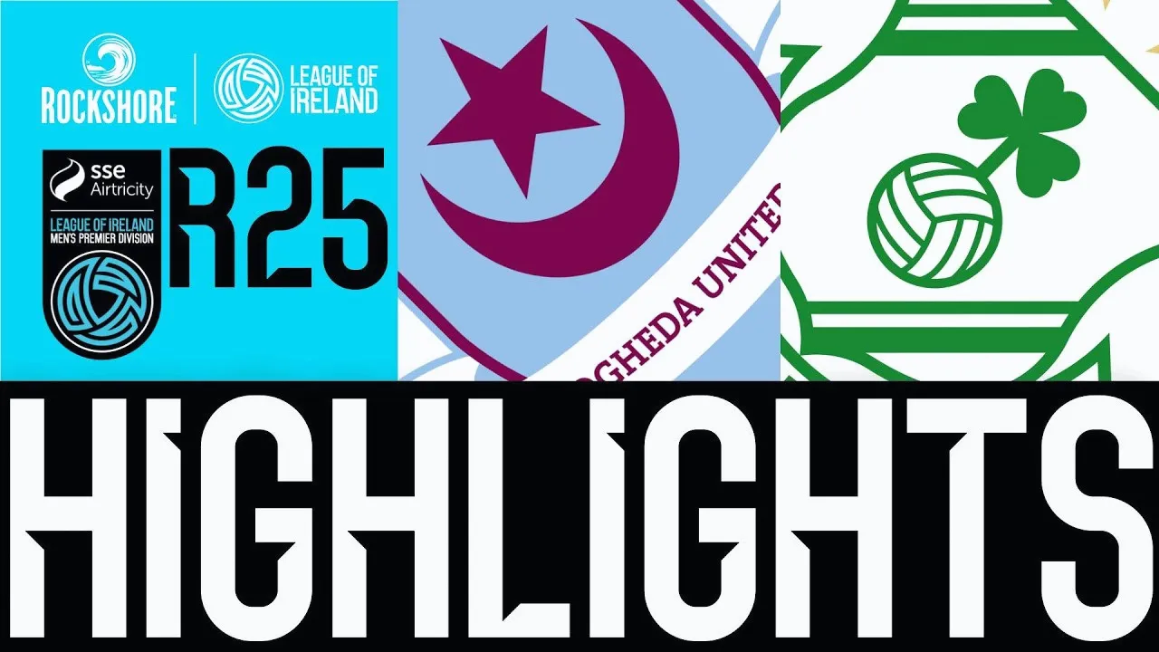ดู ไฮไลท์บอล ดร็อกเฮด้า ยูไนเต็ด 1-2 แชมร็อค โรเวอร์ส วันที่ 17/06/2568 ศึกไอร์แลนด์ พรีเมียร์ลีก 2025