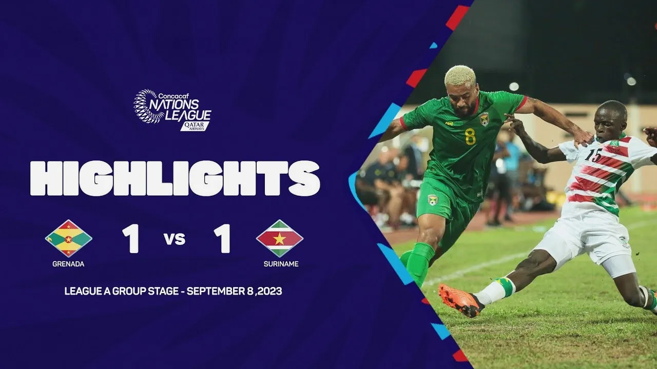 เกรนาดาเจ๊าซูรินาเม 1-1 ศึกคอนคาเคฟเนชั่นลีก 2023 ฟันธงเฮสองฝั่งไม่ได้เขกาจากdooball69
