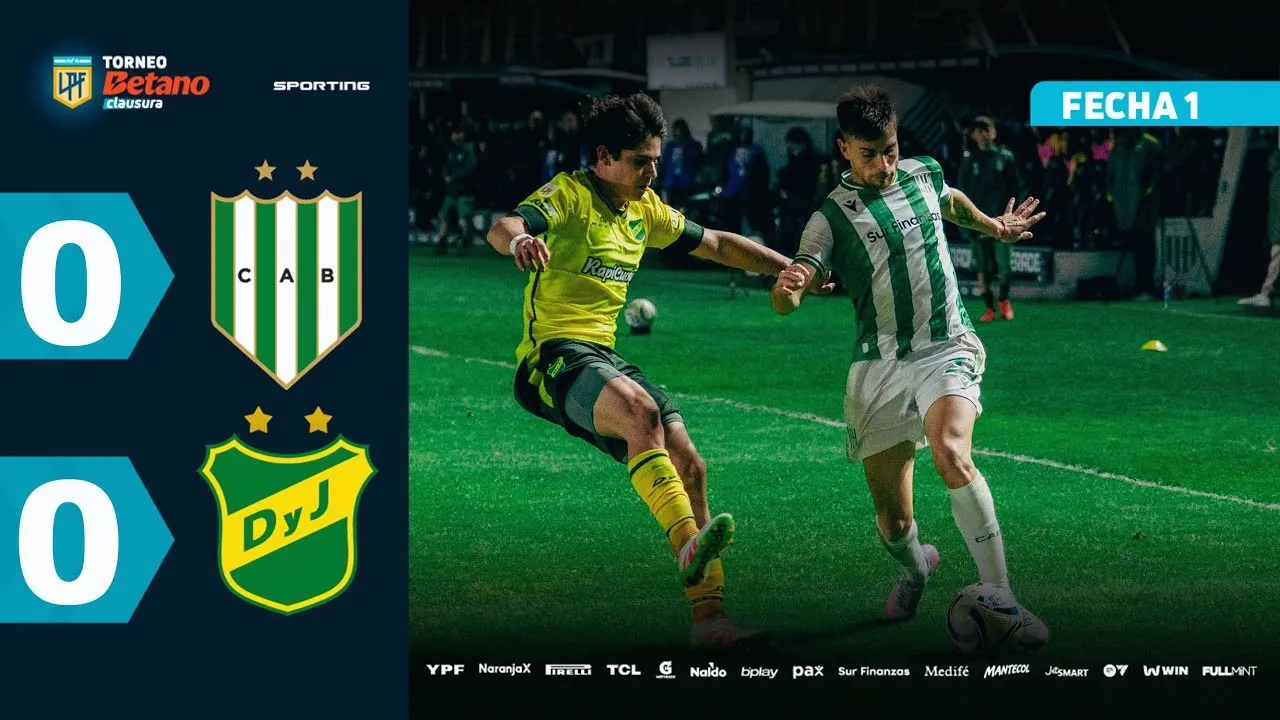 บานฟิลด์ เสมอ เดเฟนซา วาย จัสติเชีย 0-0 ไร้สกอร์ อาร์เจนติน่าพรีเมียร์ดิวิชั่น 15/07/2568 dooball69.com