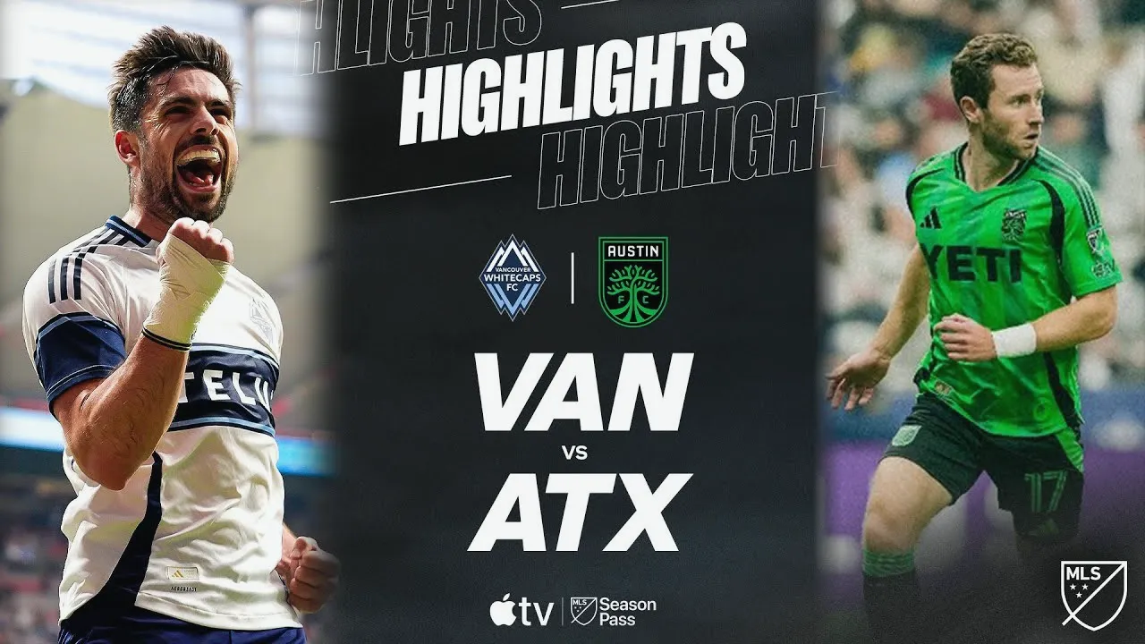 แวนคูเวอร์ ไวต์แคปส์ ถล่ม ออสติน เอฟซี 5-1 ยับเยินในศึก MLS 2025 วันที่ 13 เมษายน 2568