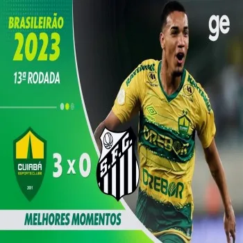 ไฮไลท์ฟุตบอลคุยอาบาถล่มซานโตส 3-0 ศึกบราซิลเซเรียอา 2023 เกมเดือดครบทุกประตู