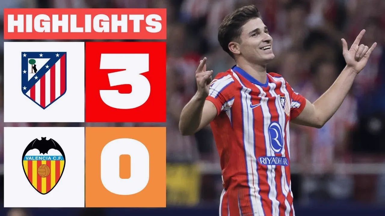 dooball69.com ย้อนดูไฮไลท์บอล แอตเตลิโก้มาดริด ถล่มบาเลนเซีย 3-0 ลาลีก้าสเปน ฤดูกาล 2024/25 วันที่ 16 กันยายน 2567
