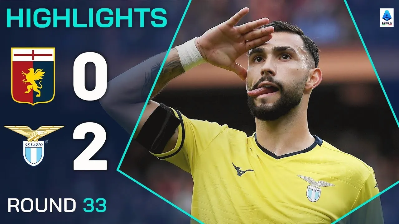 dooball69.com รีคาปไฮไลท์ฟุตบอลเจนัว 0-2 ลาซิโอ้ กัลโช่ เซเรียอา อิตาลี 2025 ล่าสุด 24 เมษายน 2568