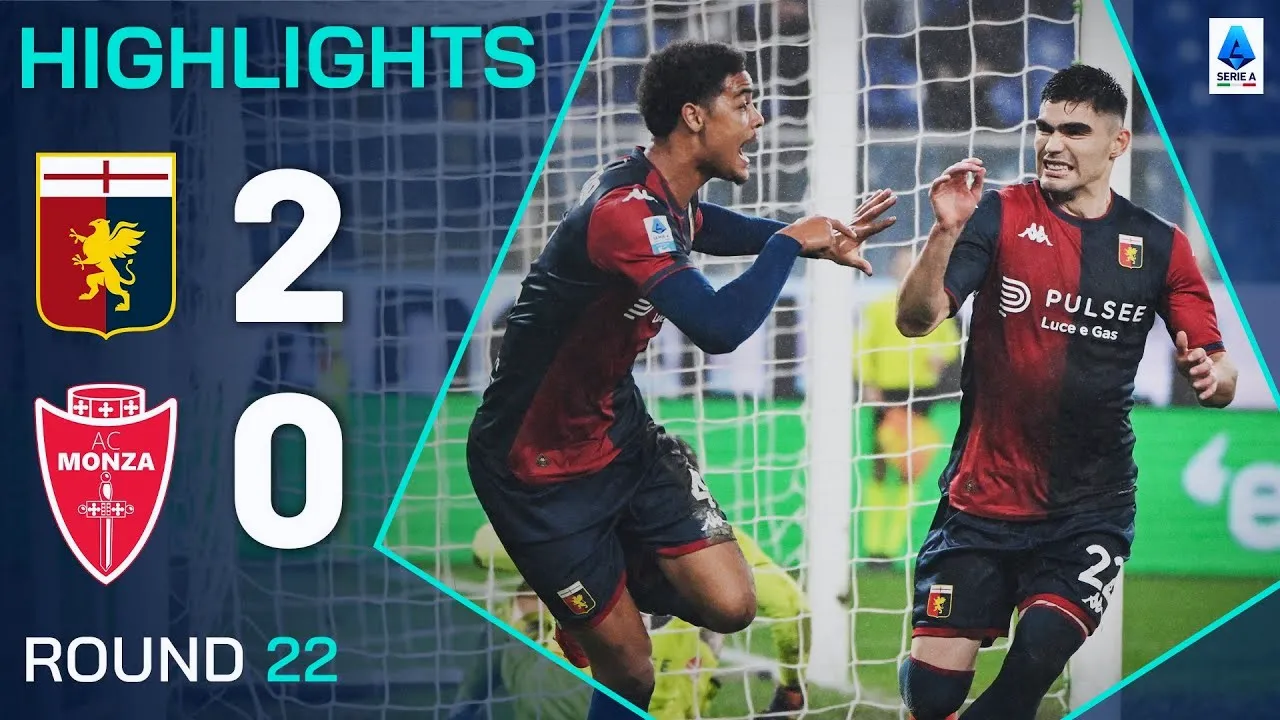 ไฮไลท์บอลเซเรียอา 28/01/2568 เจนัวเปิดรังถล่มมอนซ่า 2-0 ในศึกกัลโช่ เซเรียอา อิตาลี ฤดูกาล 2025