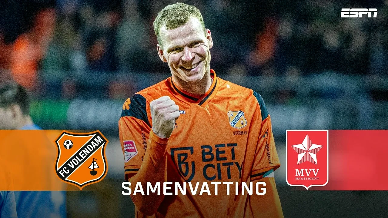 ไฮไลท์ฟุตบอล โวเลนดัม ถล่มเอ็มวีวี มาสทริสช์ 3-1 ศึกจูปิแลร์ลีก ฮอลแลนด์ 2025 วันที่ 25/01/2568
