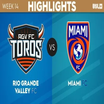 ไฮไลท์ฟุตบอล USL ดิวิชั่น1 2023 ริโอ แกรนด์ วัลเล่ย์ เสมอ ไมอามี่ เอฟซี 3-3 เกมสุดมันจบลงด้วยผลเสมอ