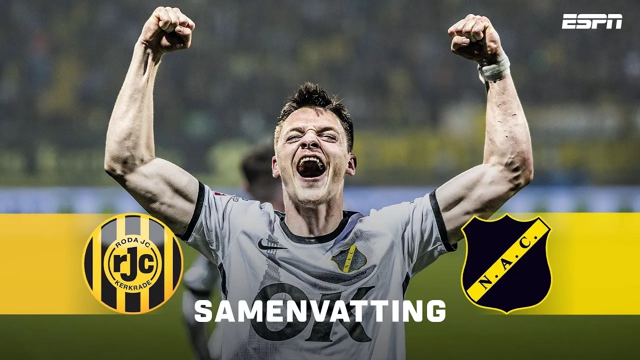 ไฮไลท์ฟุตบอล โรด้า เจซี พ่ายยับ 0-5 เอ็นเอซี เบรด้า ศึกฮอลแลนด์ จูปิแลร์ลีก 2024 วันที่ 18 พฤษภาคม 2567