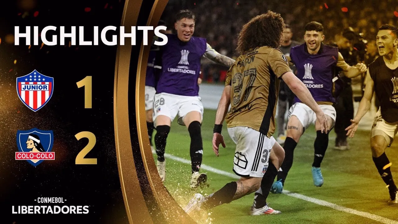 ไฮไลท์ฟุตบอล จูเนียร์ส บาแรนคิลล่า 1-2 โคโล โคโล่ โคปา ลิเบอตาดอเรส 2024 รอบ 21 เดือนสิงหาคม 2567