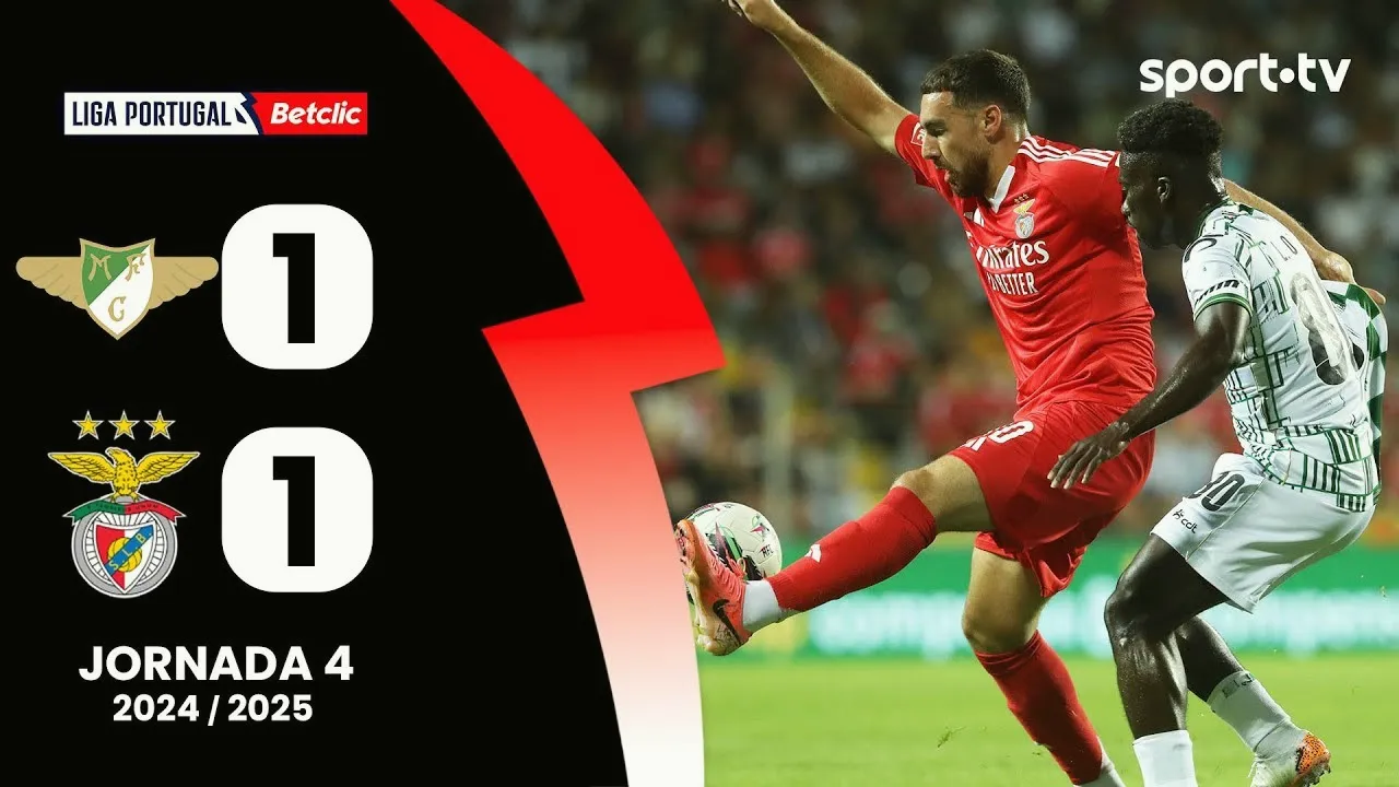 ดูไฮไลท์ฟุตบอล โมไรเรนเซ่ เสมอ เบนฟิก้า 1-1 ลีกาซาเกรส โปรตุเกส 2024 วันที่ 31 สิงหาคม 2567