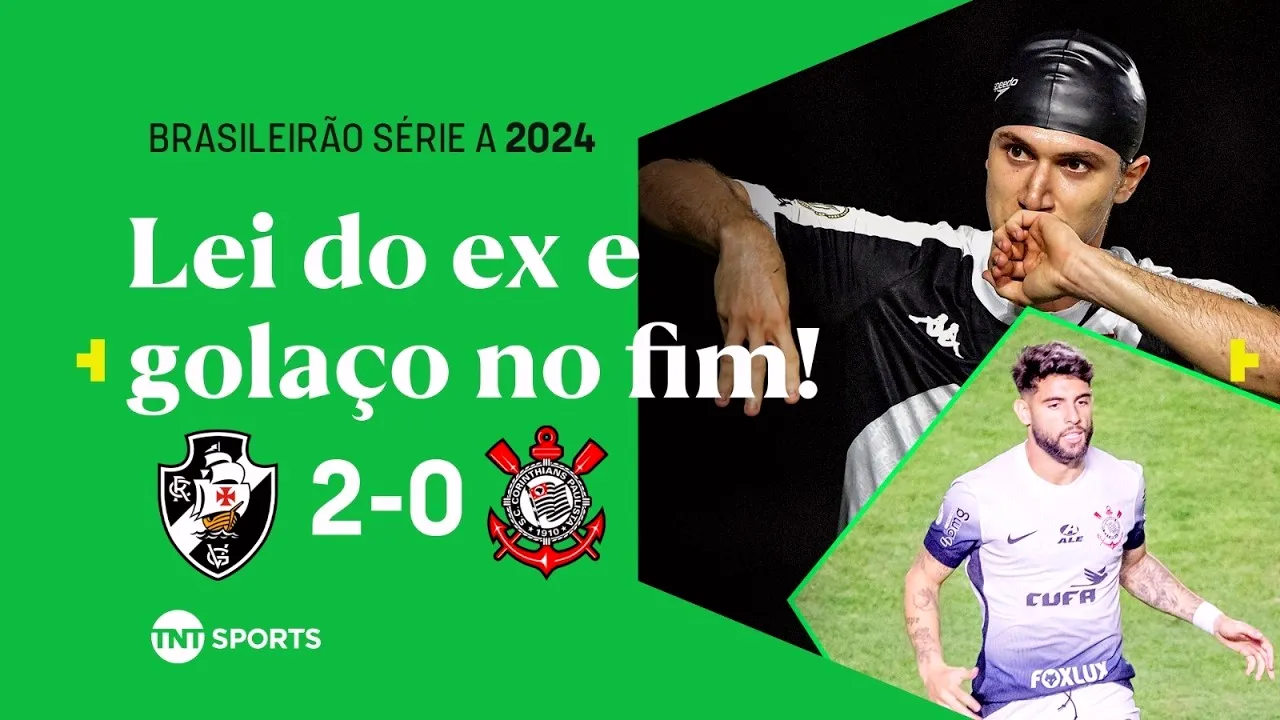 ไฮไลท์ฟุตบอล วาสโก ดา กาม่า เฉือน โครินเธียนส์ 2-0 ศึกบราซิล ซีรี่ย์เอ เมื่อวันที่ 11 กรกฎาคม 2567