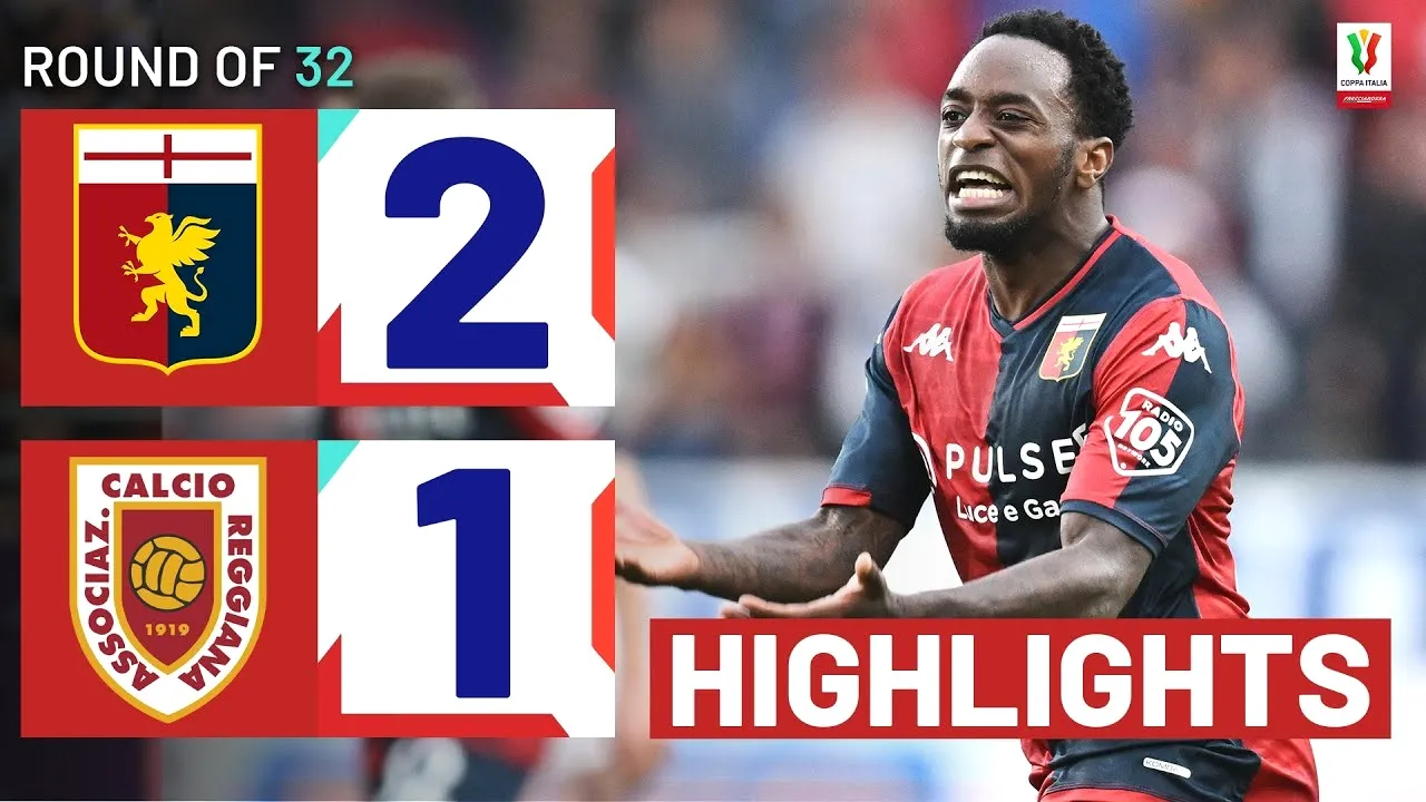 เจนัวเฉือนเรจเจียนา 2-1 ศึกโคปปา อิตาเลีย คัพ ลุ้นเข้มถึงนาทีสุดท้าย เกมมันส์ 02/11/2566
