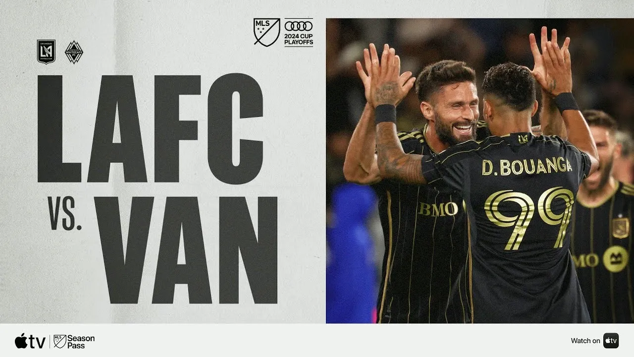 โดบอล69 เจาะไฮไลท์ MLS USA 2024/28/10/67 ลอส แอนเจลิส เอฟซี ทุบ แวนคูเวอร์ ไวต์แคปส์ 2-1