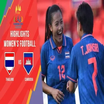 dooball69.com รวมไฮไลท์บอลหญิงซีเกมส์ 2023 ทัพชบาแก้วถล่มกัมพูชา 6-0 สุดขาดลอยไร้ทางสู้