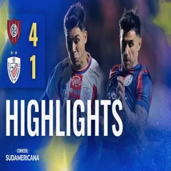 ซาน ลอเรนโซ่ ถล่มเอสตูเดียนเตส เมอริด้า 4-1 ศึกโคปา ซูดาเมริกาน่า 2023 เกมเดือดไม่มียั้ง dooball69.com