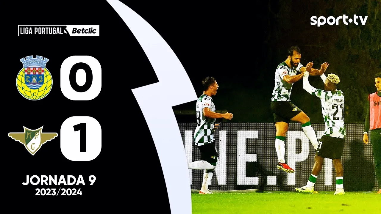 ไฮไลท์ฟุตบอลลีกา ซาเกรส โปรตุเกส 2023 อารัวก้า 0-1 โมไรเรนเซ่ วันที่ 28 ตุลาคม 2566