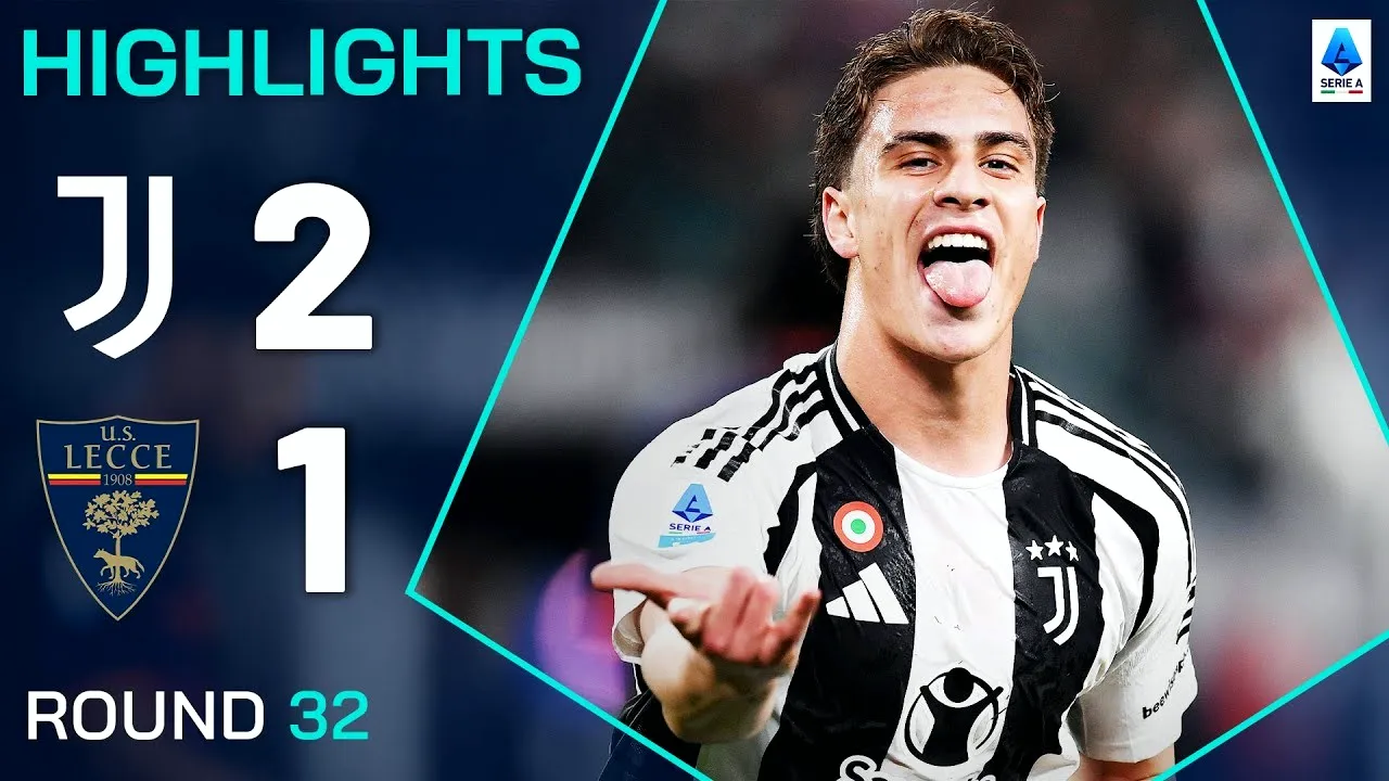 13 เมษายน 2568 ชมไฮไลท์ ยูเวนตุสพลิกชนะเลชเช่ 2-1 ศึกกัลโช่เซเรียอาอิตาลี 2025 dooball69.com