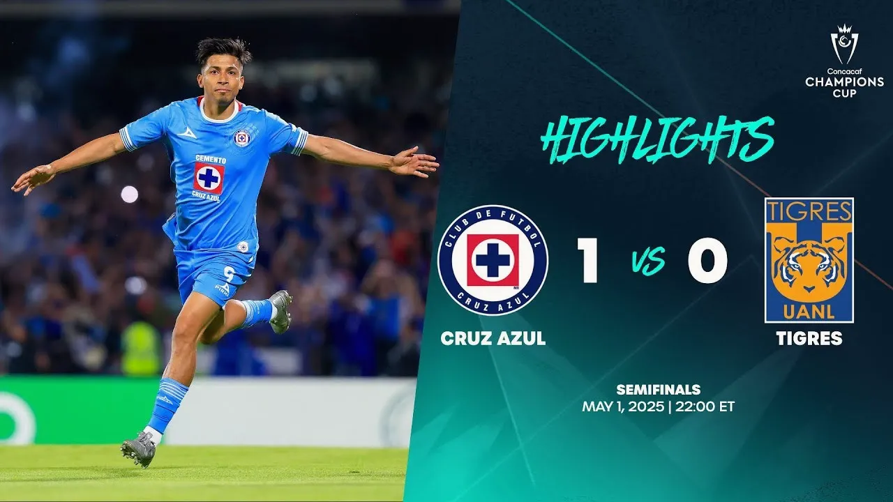 ไฮไลท์ฟุตบอลวันนี้ 2 พฤษภาคม 2568 ครูซ อาซูล เชือด ไทเกรส ยูเอเอ็นแอล 1-0 คอนคาเคฟ แชมเปี้ยนส์ คัพ รอบรองนัดสอง เดือดจัด