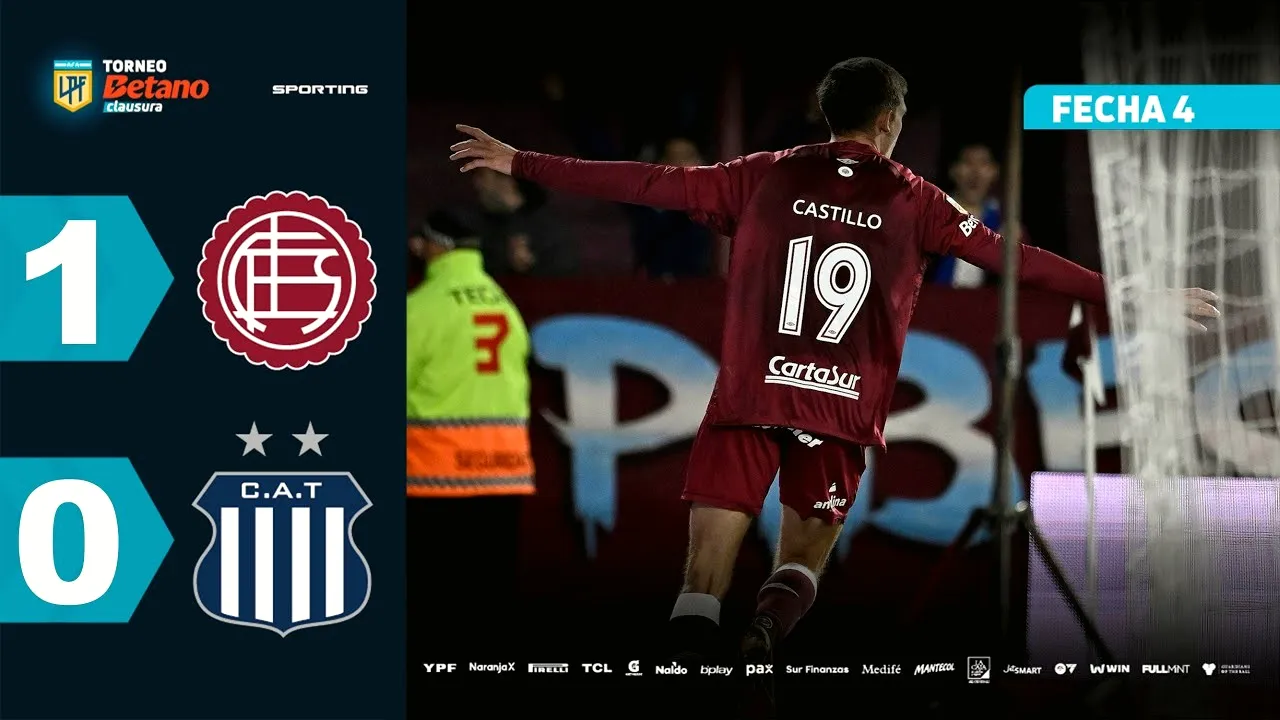 ไฮไลท์ฟุตบอล ลานุส เชือด ทัลเลเรส 1-0 อาร์เจนติน่า พรีเมียร์ ดิวิชั่น ฤดูกาล 2025 วันที่ 9 สิงหาคม 2568