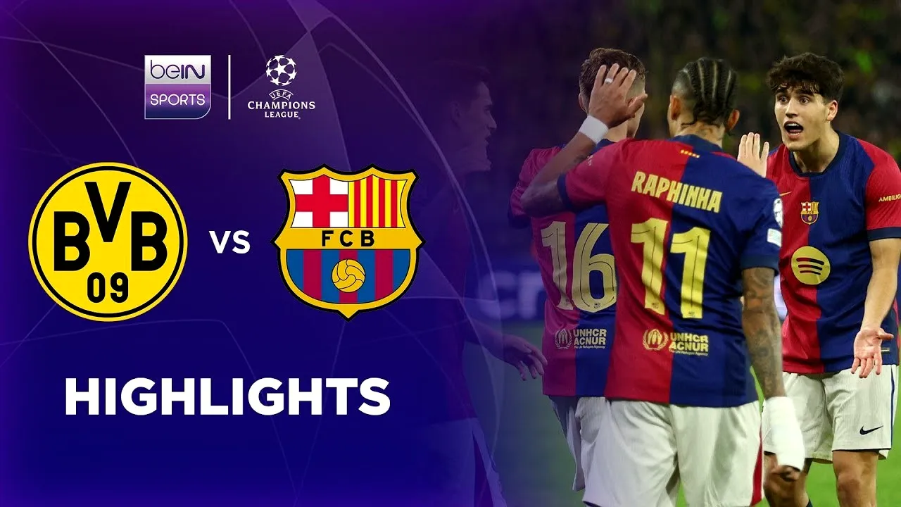 ไฮไลท์ฟุตบอล โบรุสเซีย ดอร์ทมุด ชนะ บาร์เซโลนา 3-1 รอบ 8 ทีม ยูฟ่าแชมเปี้ยนส์ลีก นัดสอง 16 เมษายน 2568 แม่นยำจาก dooball69.com