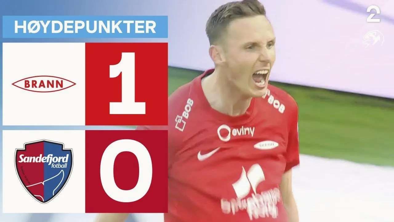 ไฮไลท์ฟุตบอล เอสเค บรานน์ เฉือน ซานเดฟยอร์ด 1-0 ศึกนอร์เวย์ ทิปเปลีเก้น 01/07/2568