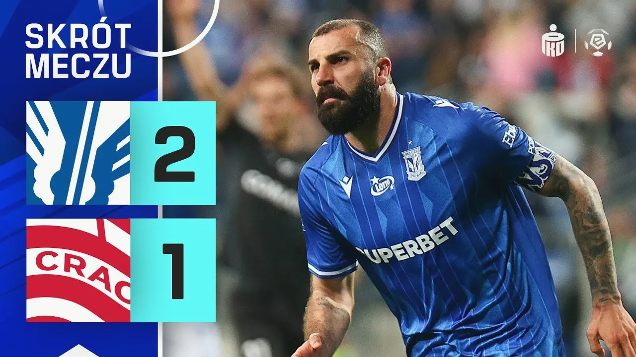 ไฮไลท์ฟุตบอล 22/04/2568 เลช พอซนาน เฉือน คราโคเวีย คราคอฟ 2-1 ศึกโปแลนด์ เอ็คสตรัคลาซ่า ฤดูกาล 2025 สุดมัน