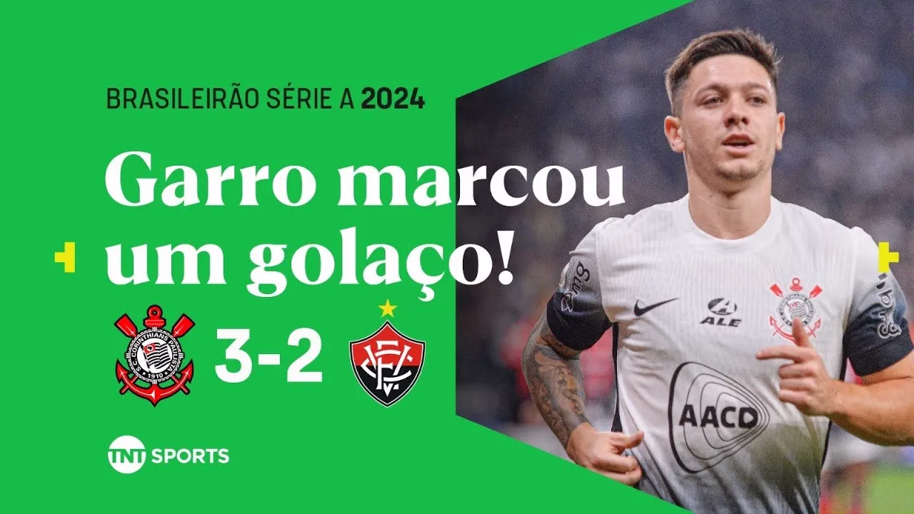 ไฮไลท์ฟุตบอลโครินเธียนส์พลิกเอาชนะวิตอเรีย บีเอ 3-2 ศึกบราซิลซีรี่ย์เอ 2024/05/07/2567