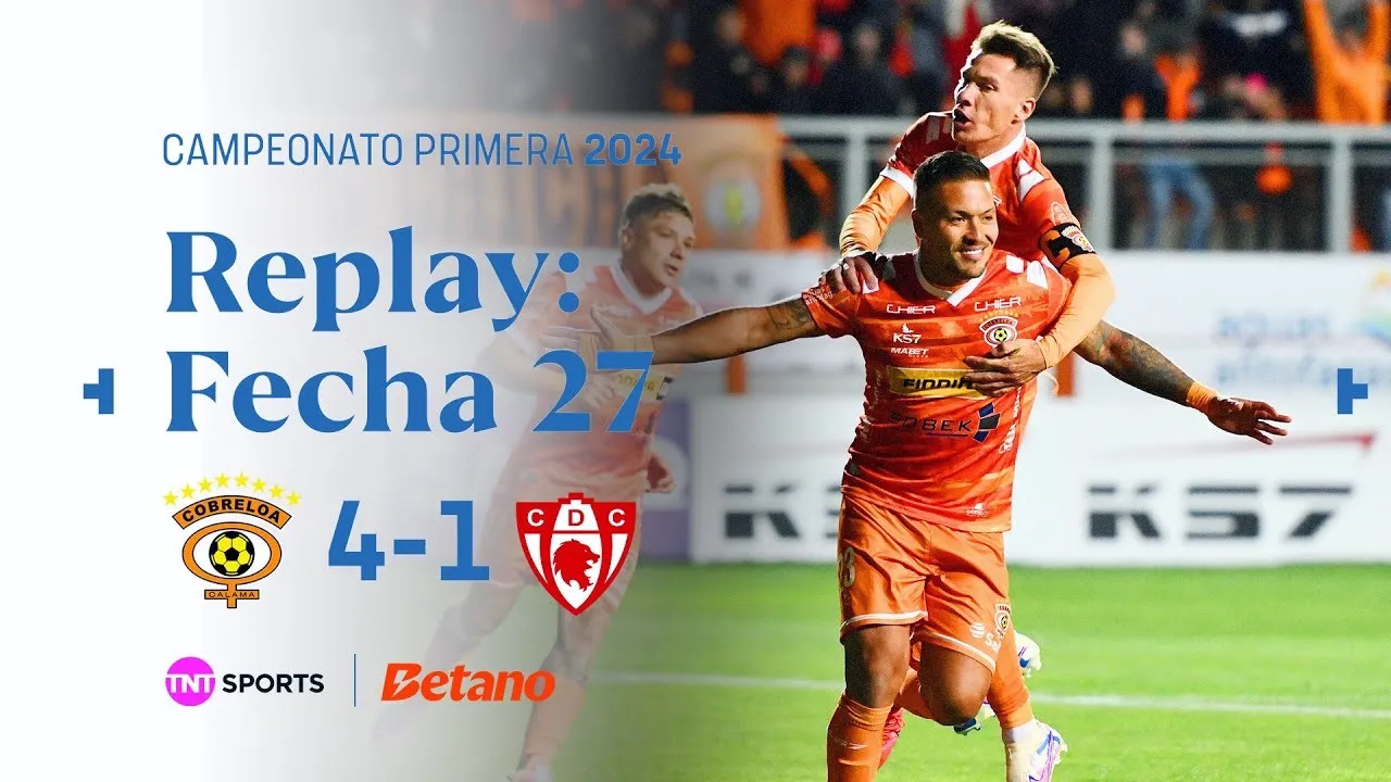 ไฮไลท์ฟุตบอล โคเบรลัว ถล่ม เดปอร์เตส โคเปียโป 4-1 ศึกชิลี พรีเมร่า ดิวิชั่น 2024 เมื่อ 08/10/2567