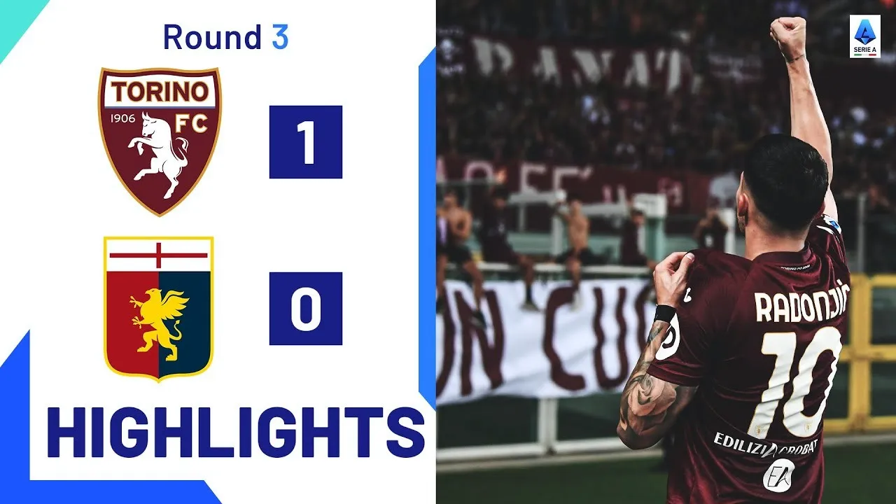 ไฮไลท์ฟุตบอลกัลโช่เซเรียอาอิตาลี โตริโน่เปิดบ้านเอาชนะเจนัว 1-0 เก็บสามแต้มสำคัญในลีก dooball69.com