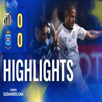 ไฮไลท์ฟุตบอลโคปา ซูดาเมริกาน่า 2023 ซานโตส เสมอบลูมมิ่ง 0-0 เกมดุเดือดไร้สกอร์