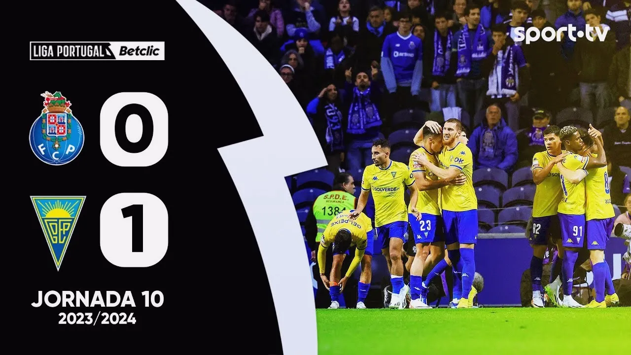 ไฮไลท์ฟุตบอล เอฟซี ปอร์โต้ พ่ายคาบ้าน 0-1 เอสโตริล ลีกา ซาเกรส โปรตุเกส 2023 วันที่ 4 พฤศจิกายน 2566