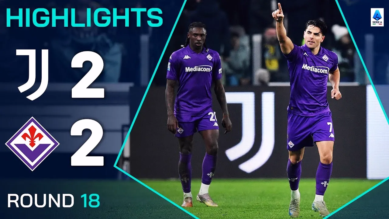 ไฮไลท์ฟุตบอล กัลโช่ เซเรียอา อิตาลี ยูเวนตุส เสมอ ฟิออเรนติน่า 2-2 เมื่อ 30 ธันวาคม 2567 dooball69.com