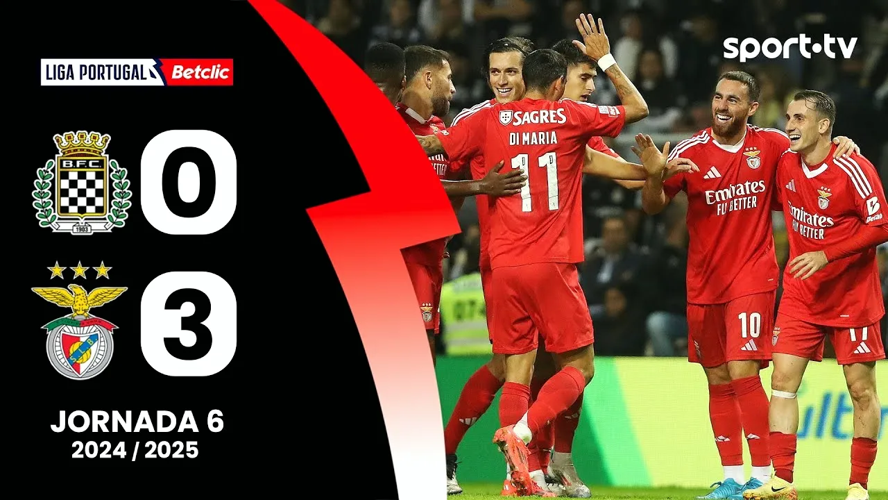 ไฮไลท์ฟุตบอล เบาวิสต้าพ่ายคาบ้าน 0-3 เบนฟิก้า ศึกลีกาซาเกรส โปรตุเกส 2024 วันที่ 24 กันยายน 2567