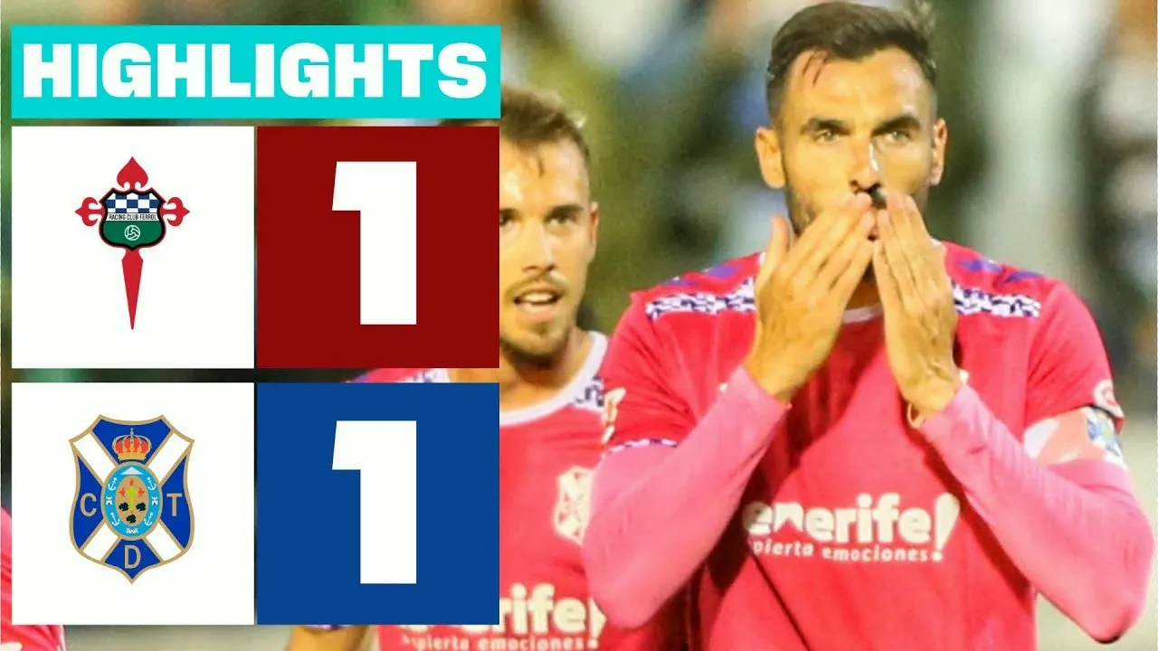 ไฮไลท์ฟุตบอล เตเนริเฟ่บุกเสมอราซิ่ง เดอ เฟอรอล 1-1 ศึกอเดลันเต้สเปน ฤดูกาล 2024 วันที่ 29 ตุลาคม 2567