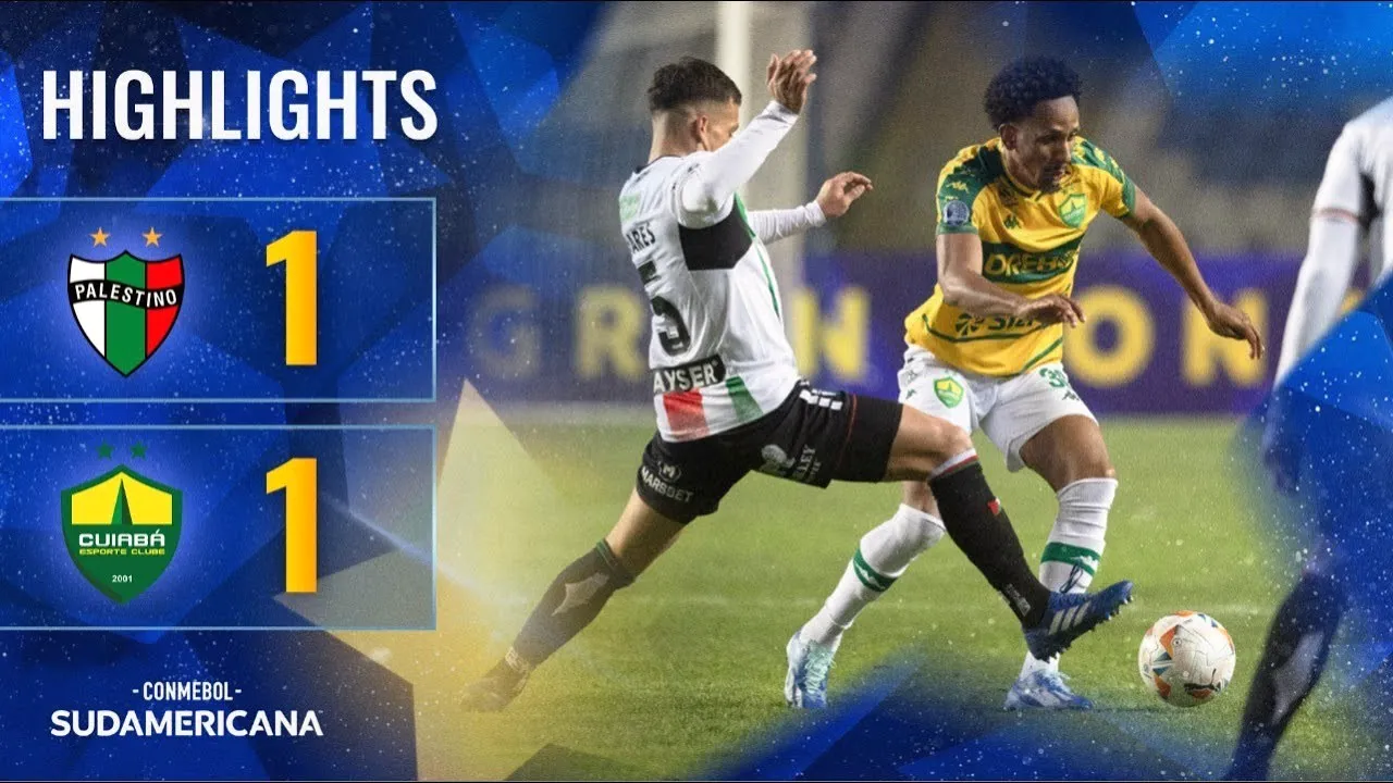 ไฮไลท์ฟุตบอล โคปา ซูดาเมริกาน่า 2024 ปาเลสติโน่ เสมอ คุยอาบา 1-1 วันที่ 19/07/2567