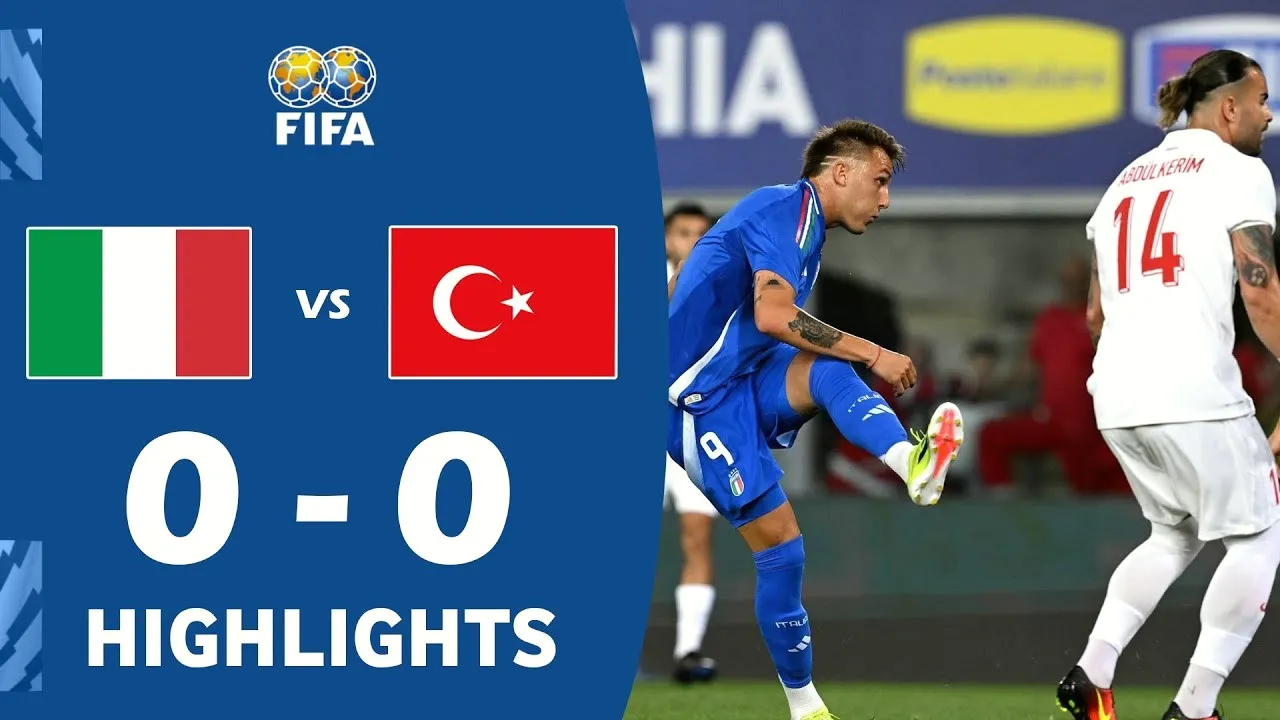 ไฮไลท์ฟุตบอลกระชับมิตรทีมชาติ 2024 เสมอไร้สกอร์ระหว่างอิตาลี 0-0 ตุรกี วันที่ 05/06/2567 จาก dooball69.com