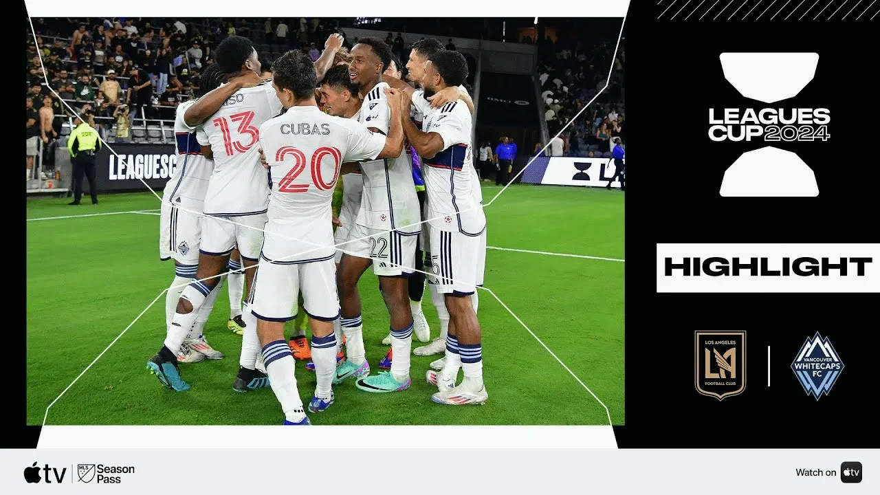 ไฮไลท์ฟุตบอล ลอส แอนเจลิส เอฟซี เสมอ แวนคูเวอร์ ไวต์แคปส 2-2 จุดโทษชนะ 2-4 อเมริกา ลีก คัพ 2024 วันที่ 31/07/2567