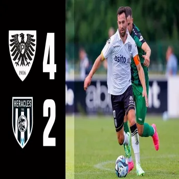 พรูเบน มุนสเตอร์ ถล่ม เฮราเคิ่ลส์ อัลมีโร่ 4-2 ในเกมกระชับมิตรสโมสร ไฮไลท์เดือดครบรสที่ dooball69.com