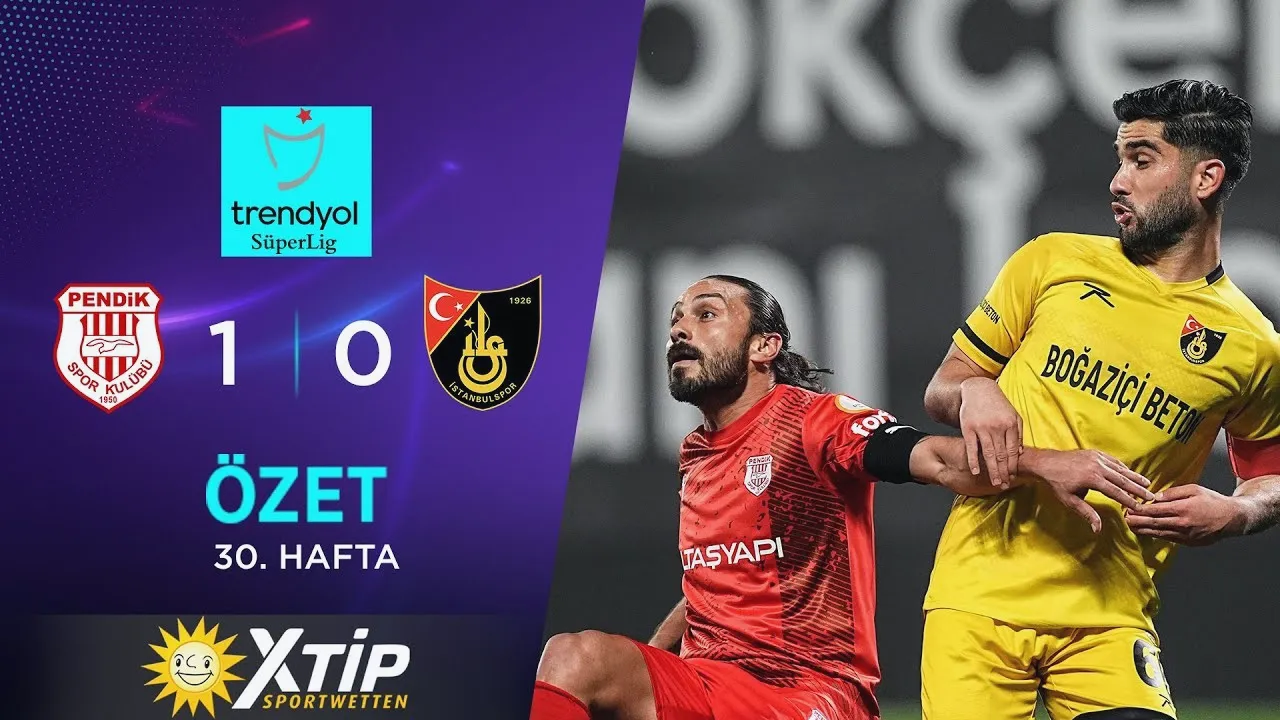 ไฮไลท์ฟุตบอล: เพนดิคสปอร์ เฉือน อิสตันบูลสปอร์ 1-0 ตุรกี ซุปเปอร์ลีก วันเสาร์ที่ 16 มีนาคม 2567