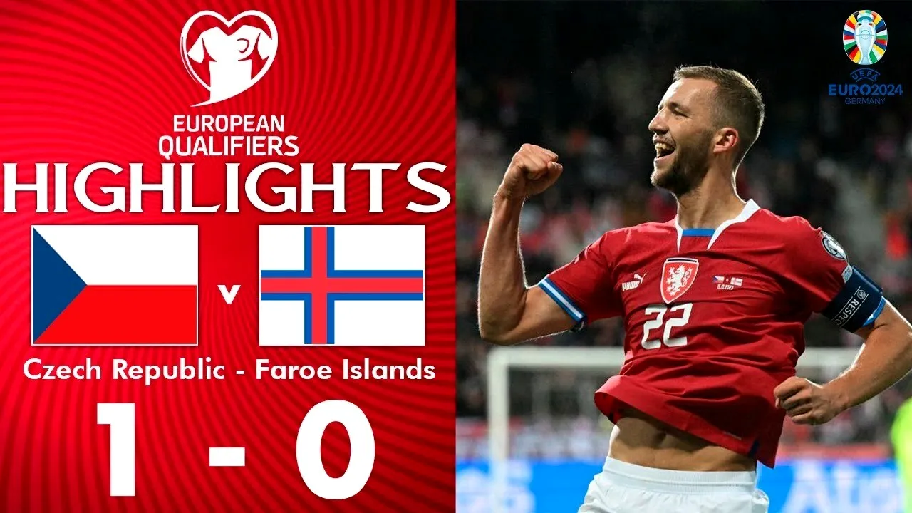 ไฮไลท์เดือดทีมชาติสาธารณรัฐเช็กเปิดบ้านเฉือนหมู่เกาะแฟโร 1-0 ฟุตบอลยูโรรอบคัดเลือก ฤดูกาล 2023 เมื่อวันที่ 16 ตุลาคม 2566