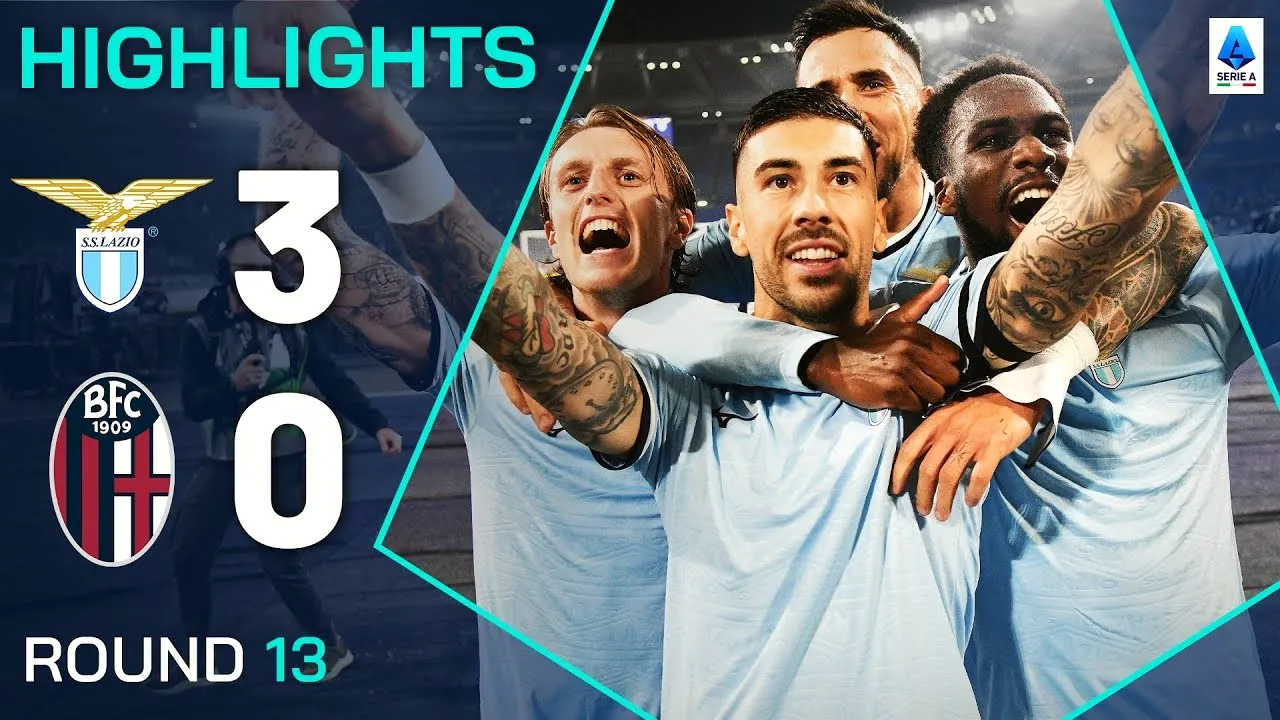 ดูไฮไลต์ ลาซิโอ้ 3-0 โบโลญญ่า กัลโช่ เซเรียอา อิตาลี 25/11/2567 จาก dooball69.com