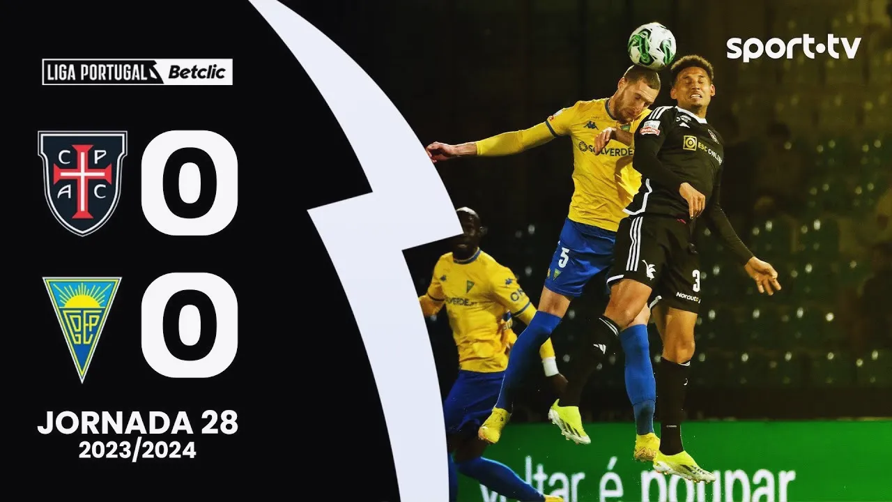 ไฮไลท์ฟุตบอล ลีกา ซาเกรส โปรตุเกส 09/04/2567 คาซ่า เพีย เอซี เสมอ เอสโตริล 0-0 ยังไร้สกอร์ในเกมนี้ที่ดูบอล69