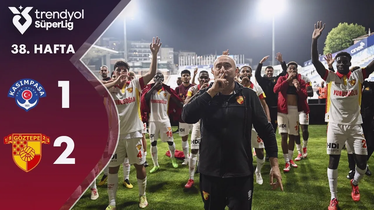 ไฮไลท์ฟุตบอลตุรกี ซุปเปอร์ลีก 2025 คาซิมปาซ่าพ่ายกัซเทป 1-2 วันที่ 31 พฤษภาคม 2568