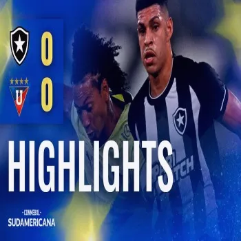 โบตาโฟโก้เสมอแอลดียู กีโต้ 0-0 ในศึกโคปา ซูดาเมริกาน่า สกอร์ไร้ประตูจบลงด้วยแต้มเดียวทั้งคู่