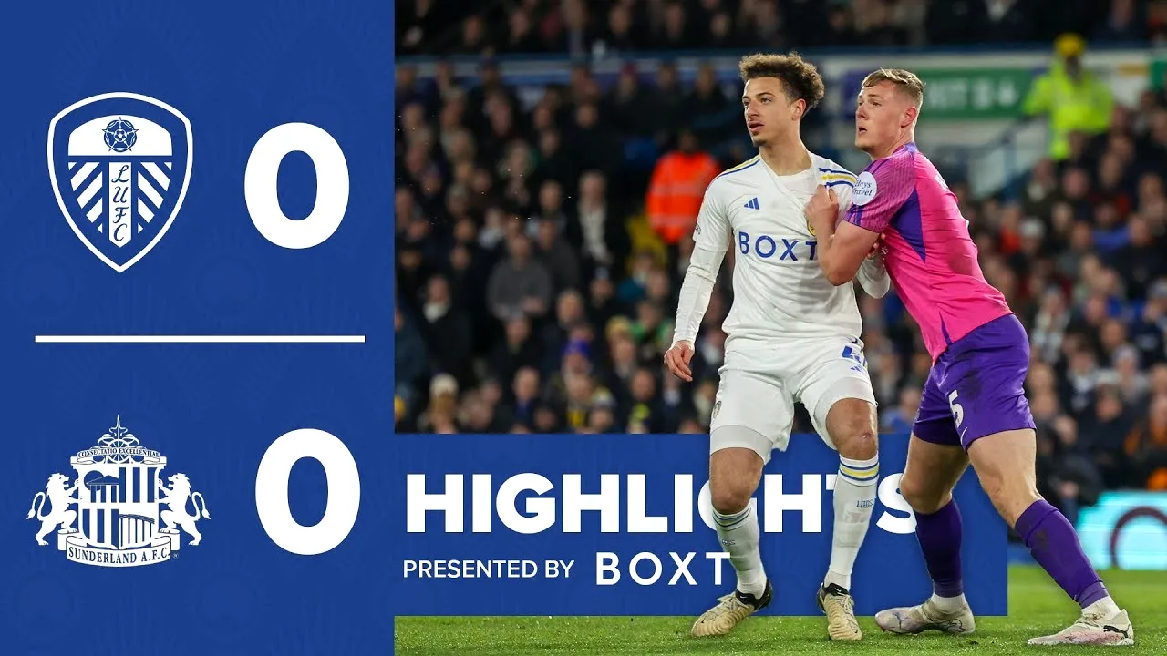 10 เมษายน 2567: ลีดส์ ยูไนเต็ด เสมอกับ ซันเดอร์แลนด์ 0-0 ศึกเดอะแชมป์เปี้ยนชิพอังกฤษ 2024 ดุเดือดไร้สกอร์ dooball69.com