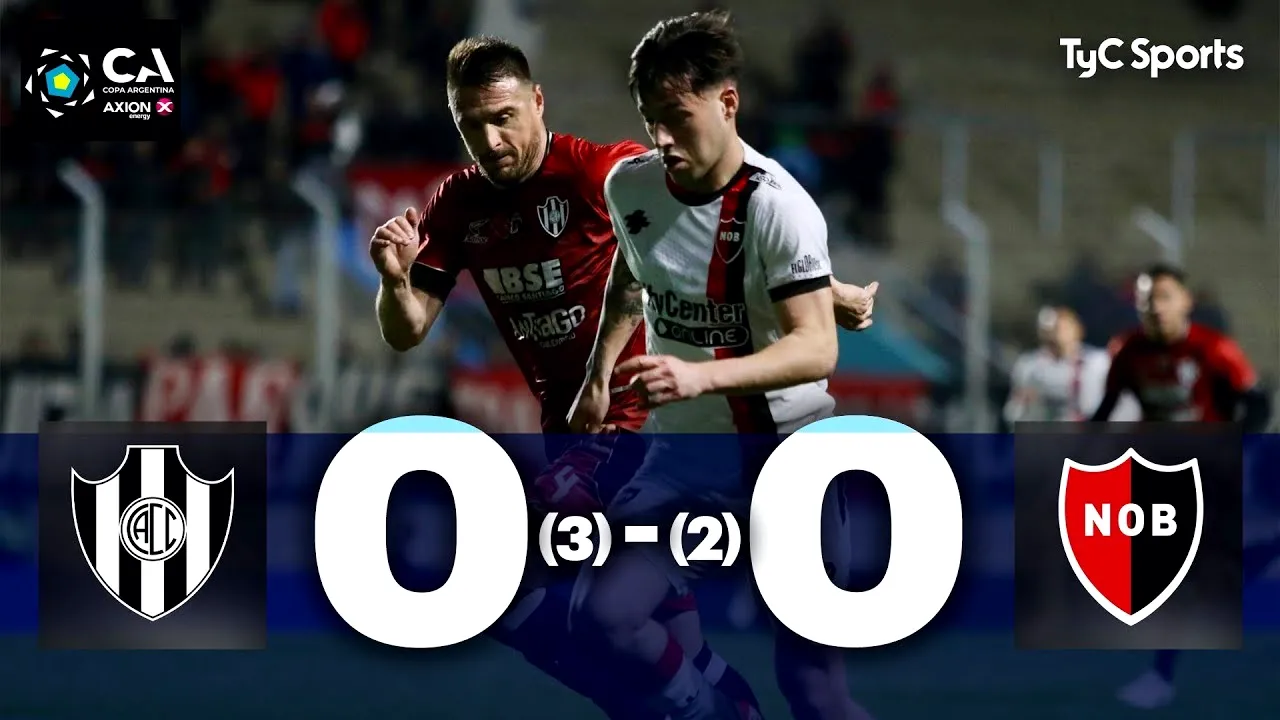 ไฮไลท์ฟุตบอล เซนทรัล คอร์โดบา เสมอ นีเวลล์ โอลด์ บอยส์ 0-0 ก่อนชนะจุดโทษ 3-2 ศึกอาร์เจนติน่า คัพ 2024 ประจำวันที่ 22/08/2567
