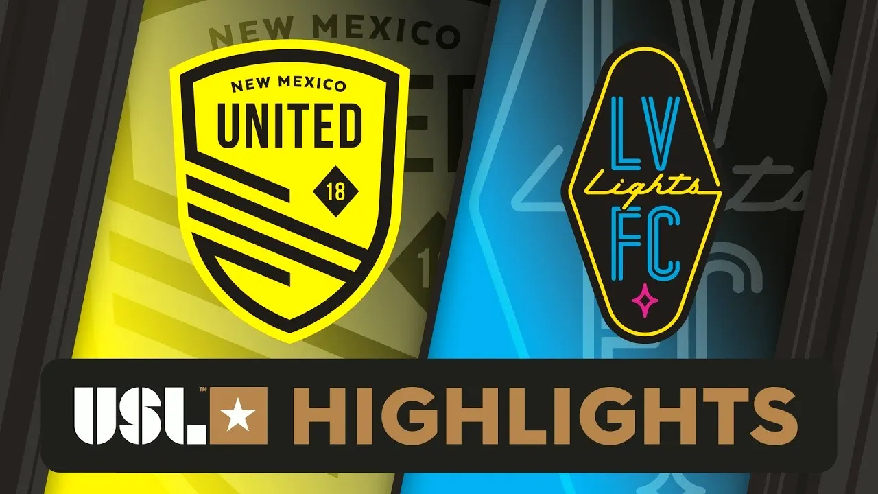 ไฮไลท์ฟุตบอล ลาส เวกัส ไลท์ บุกชนะ นิว เม็กซิโก ยูไนเต็ด 2-1 ศึก USL แชมเปี้ยนส์ชิพ 2024 วันที่ 1 สิงหาคม 2567