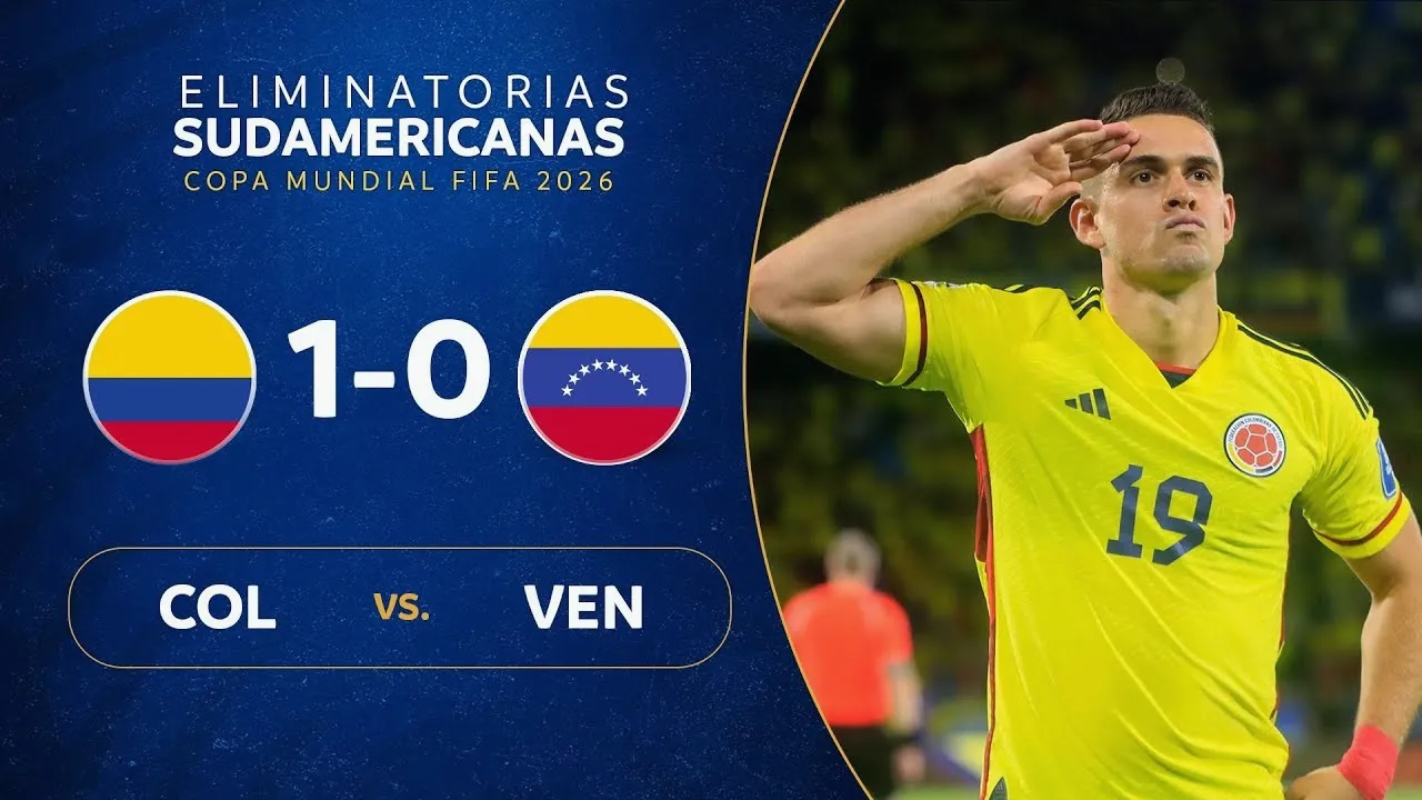 ไฮไลท์ฟุตบอลโลกคัดเลือกโซนอเมริกาใต้ โคลอมเบียเฉือนเวเนซุเอลา 1-0 ประตูเดียวพลิกเกมที่ dooball69.com