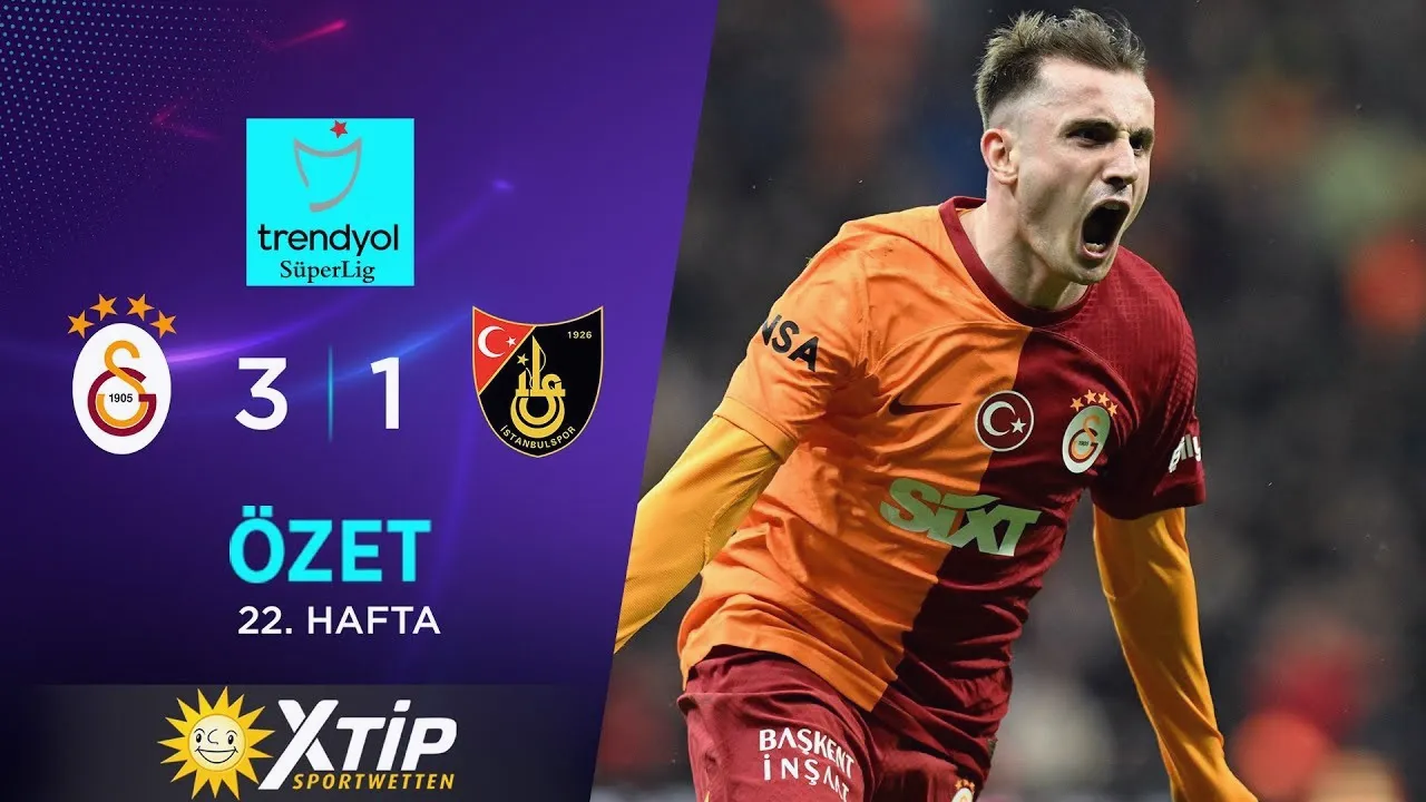 สดใหม่! dooball69.com พาเจาะไฮไลท์กาลาตาซารายถล่มอิสตันบูลสปอร์ 3-1 ศึกตุรกีซุปเปอร์ลีก 26 มกราคม 2567